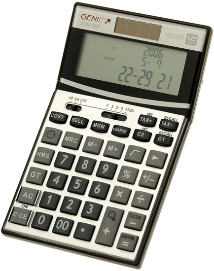 Picture of Genie 230 QP Time Calculator with HMS Button