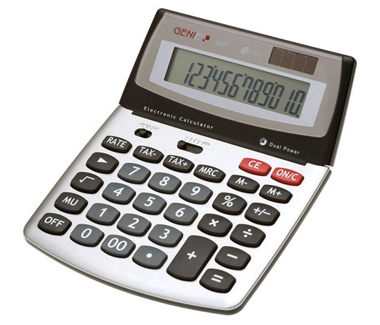 Picture of Genie 560T Extra-Large Desktop Calculator