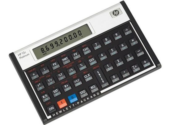 Picture of HP 12C Platinum Financial Calculator