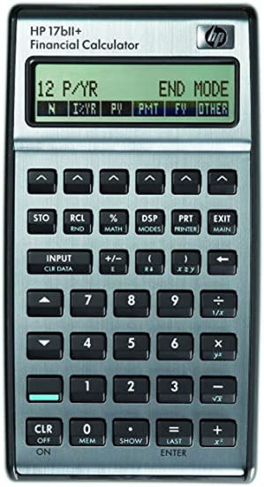 Picture of HP 17BII+ Calculator