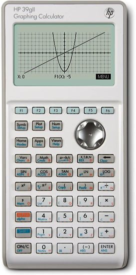 Picture of HP 39 GII Graphing Calculator