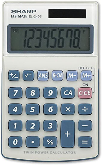 Picture of Sharp EL 240SAB Class Set of 30 Calculators