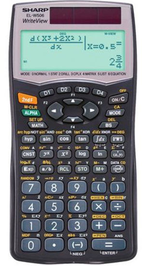 Picture of Sharp EL W506 B Writeview Scientific Calculator