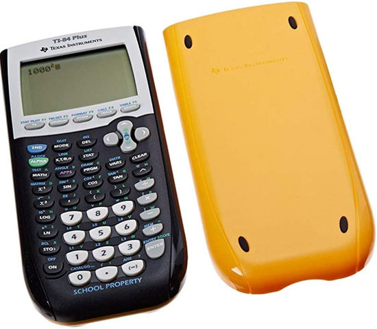 Picture of Texas Instruments 84+ Yellow Graphing Calculator