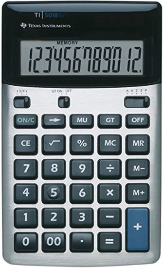 Picture of Texas Instruments 5018 SV Calculator