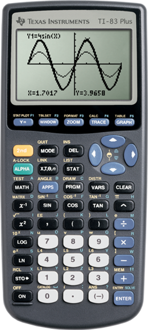 Texas Instruments Ti-83 Plus Silver Edition With Data Cable and Manual A6 for sale online 