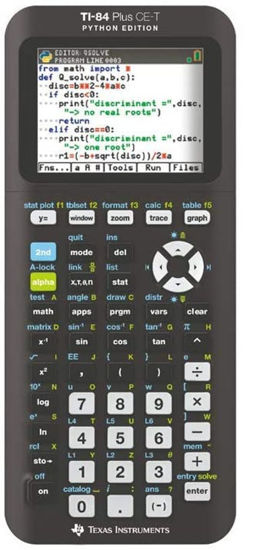 Picture of Texas Instruments 84 Plus CE-T Python Edition Calculator