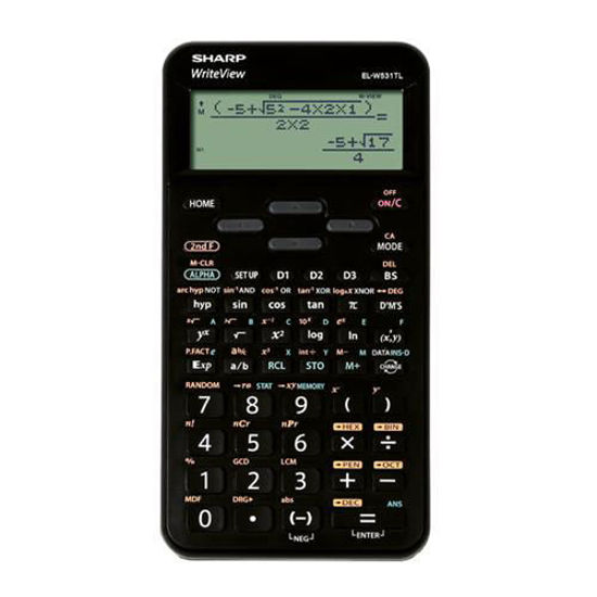 Picture of Sharp EL-W531TLB-BK  Writeview Scientific Calculator