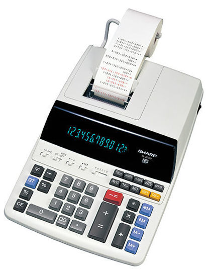 Picture of Sharp 12 Digit 2 colour printing calculator
