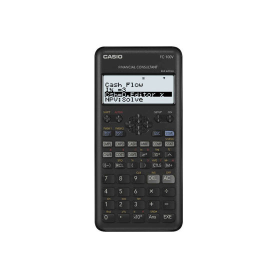Picture of Casio FC-100V  version 2 Financial Calculator